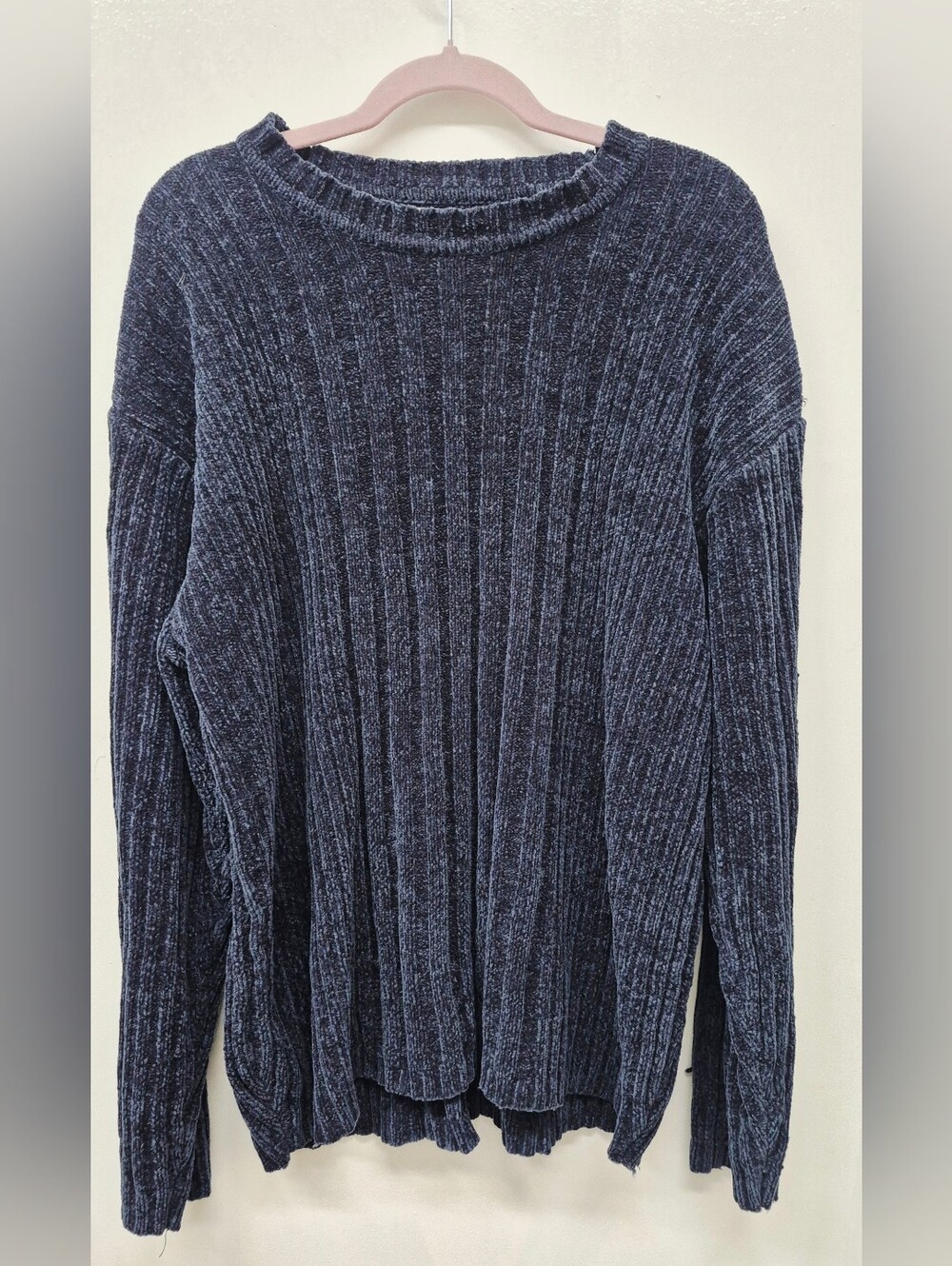 🌼5/$20 The Original Arizona Jean Co. Textured Crewneck Sweater XL Blue